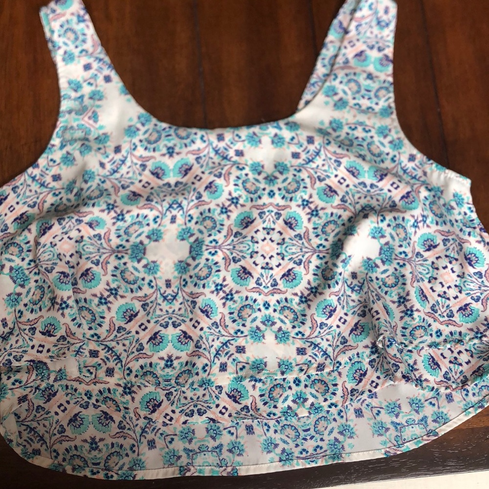 Floral crop top